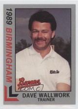 1989 Best Birmingham Barons Platinum Dave Wallwork #25