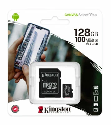 Tarjeta de memoria Micro SD XC 128 GB para tableta Samsung Galaxy Tab A 10.1 (2016) Foto 1 de 3