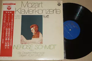 Mozart, Annerose Schmidt, Jurt Masur -Klavierkonzerte- LP Japan, Eurodisc - Imagen 1 de 1