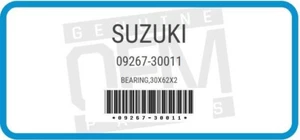 OEM SUZUKI HAYABUSA COJINETE DE EJE DE TRANSMISIÓN, 30X62X23.8 09267-30011 - Imagen 1 de 1