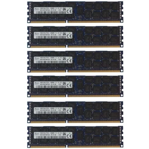 96GB Kit 6X 16GB HP Proliant BL2X220C BL460C BL465C BL490C BL620C G7 Memory Ram - Picture 1 of 1