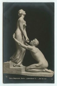 1909 RPPC Lebensdurst II, Soif de Vie, Lebensdurst von Harro Magnussen NPG - Bild 1 von 2