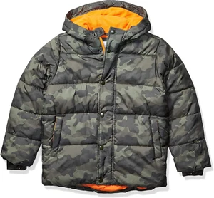 Babies, Toddlers, and Boys' Heavyweight Hooded Puffer Jacket - Picture 1 of 12