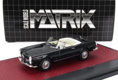 MODELLINO AUTO STATICO MATRIX ALFA ROMEO 2600 SPIDER CABRIOLET 1962 BLU 1/43 - Immagine 1 di 4