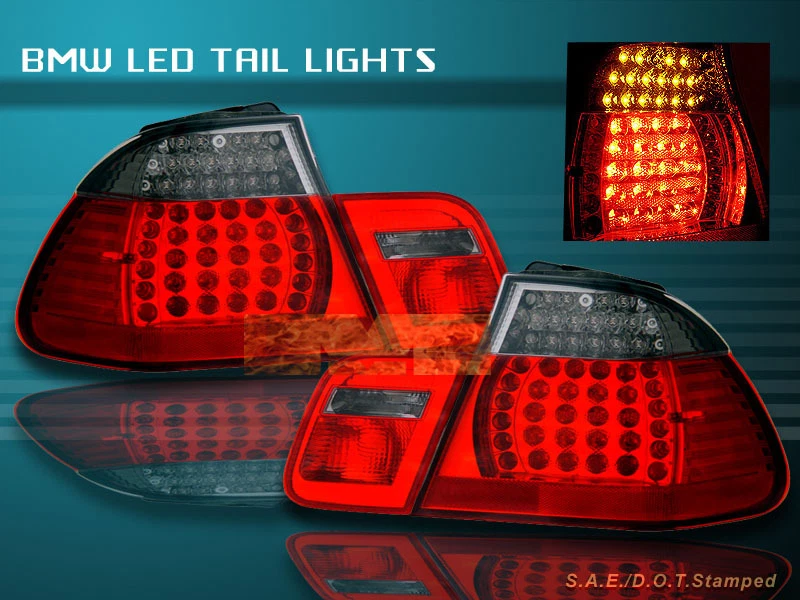 00 01 02 03 BMW E46 330 328 325 LUCES TRASERAS LED R/S CUPÉ Foto 1 de 1