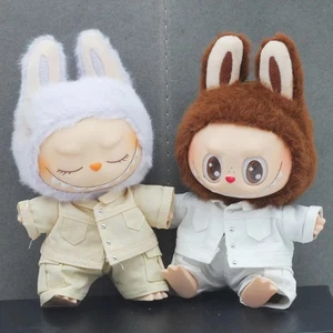 Macaron Outfit for 17cm Doll Series Doll Sit Party Overalls Top Shorts Set - Picture 1 of 46