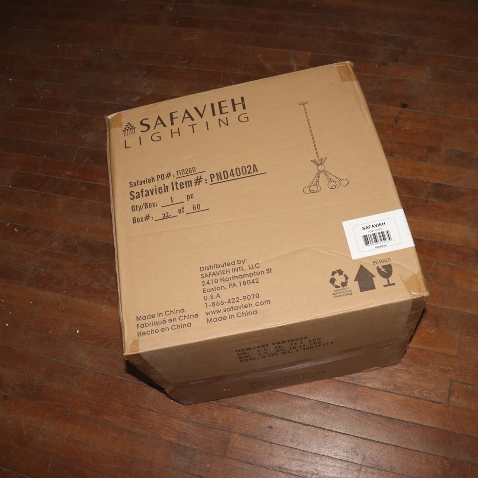 Pingente ajustável Safavieh Collection Justine bronze claro ouro 6,22" PND4002A  - Imagem 1 de 4