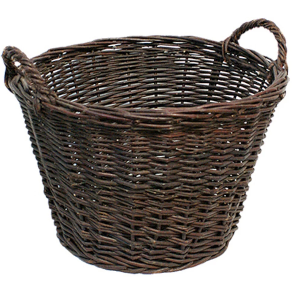 Weidenkorb Transportkorb Aufbewahrungskorb Dekokorb klassisch Ø 40 x 30 cm Korb - Bild 1 von 1