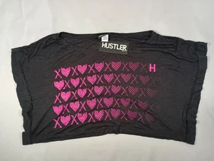 Hustler Hardcore Pink Hearts Kisses Boat NEU Medium T-Shirt Unisex schneller Versand - Bild 1 von 10