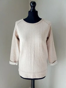 Tommy Hilfiger Womens Jumper Retro 3/4 Sleeve Blouse Size M - Picture 1 of 9