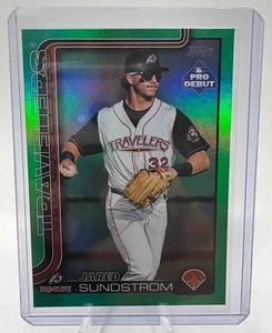 Lámina verde Jared Sundstrom debut Topps Pro 2025/99 #PD-131 - Imagen 1 de 2