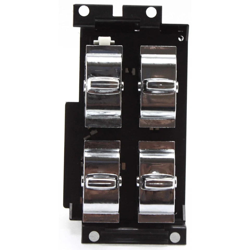 Window Switch For 1992-1995 Chevrolet Caprice Front Driver Side Chrome Power - Image 1 of 4