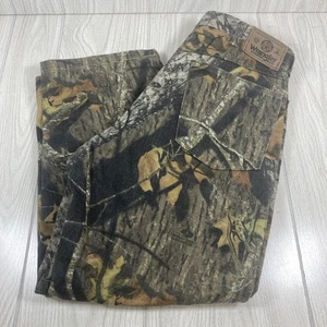 Wrangler Mossy Oak Camo Double-Knee Hunting Jeans Mens 34x30(25)* HEMMED - Picture 1 of 12