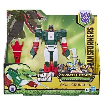 Transformers Cyberverse Energon Armor SKULLCRUNCHER Action Figure Dinobots Unite - Image 1 of 3