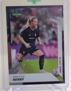 2024 PARKSIDE NWSL VOL 1 AMANDINE HENRY BLACK ONYX #148 SER# 1/2 - Picture 1 of 2