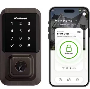 Kwikset Halo Smart Pantalla Táctil Electrónica Sin Llave Cerrojo - Bronce Veneciano - Imagen 1 de 8
