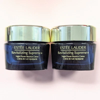 Crema revitalizante Estee Lauder Supreme+ Night Power Bounce 2* 1,0 oz/30 ml nueva sin caja Foto 1 de 4