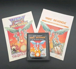 Yars' Revenge (Atari 2600, 1981) Authentic Cartridge Manual & Comic book - Picture 1 of 6