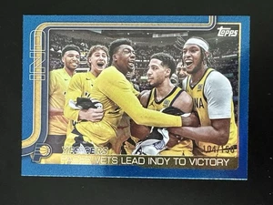 2025/26 Topps PACER VETS LEAD INDY TO VICTORY Blue 104/150 #280 PACERS - Picture 1 of 2