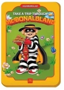 McDonald's McDonaldland 2025 Happy Meal Tin - NUOVO E SIGILLATO Hamburglar - Foto 1 di 2