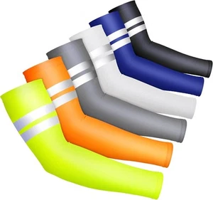 Wesiti 6 Pairs One Size, White, Gray, Fluorescent Yellow, Orange, Blue, Black  - Picture 1 of 7