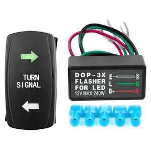 Motorcycle LED Blinker Kit Compatible with For ATVs and UTVs Simple Hookup - Picture 1 of 12