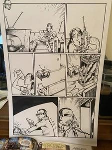 BEARDZZERKER CÓMIC ARTE ORIGINAL 11 X 17 POR BILL MAUS, ED TIENE UN MAL RESFRIADO + EDICIÓN #1 - Imagen 1 de 12