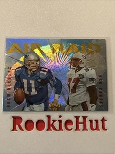 1995 Topps Air Raid #AR5 Drew Bledsoe/Ben Coates New England Patriots Football - Picture 1 of 2