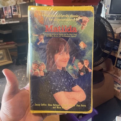 Matilda  1996 VHS Yellow Clam Shell Case Sealed - Image 1 of 4