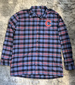 Chicago Cubs Flannel Shirt SGA 4/5/25 Size XL - Picture 1 of 3