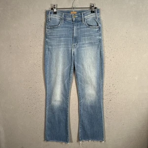 Mother Denim The Hustler Ankle Fray Shaken Not Stirred Cotton Stretch Jeans 26 - Picture 1 of 13