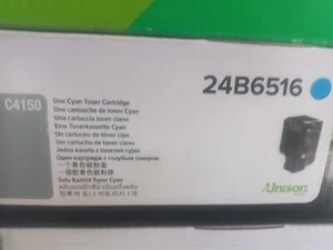 Genuine Lexmark 24B6516 CYAN Toner Cartridge for Lexmark C 4150 Series - Picture 1 of 3