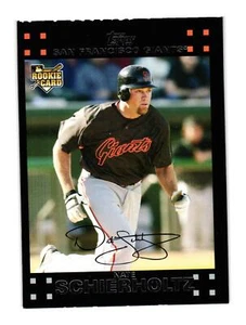 2007 Topps Updates & Highlights #UH185 Nate Schierholtz San Francisco Giants - Picture 1 of 2