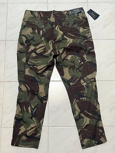 Polo Ralph Lauren Slim Fit Cotton Camo Cargo Pants Men’s Sz 36x30 $148 - Picture 1 of 2