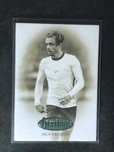 2021-22 Futera Unique Heritage Silver #041 Jack Grealish 02/21 - Imagen 1 de 2