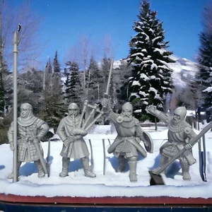 14. Jahrhundert Schotten Pikemen Command 28 mm mittelalterlich Bannockburn Wargames Sammler - Bild 1 von 7