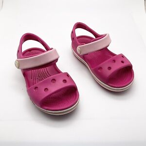 Crocs Pink Slingback Sandals Toddler Size C7 Pink Two-toned