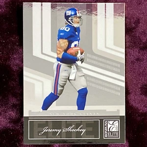 Jeremy Shockey Donruss Elite Silber NEUWERTIG NY Giants Trikot Miami Canes Legends SP - Bild 1 von 2