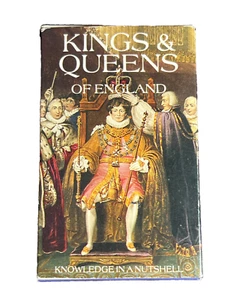 Kings and Queens of England Knowledge in a Nutshell Cards 1995 Fax-Pax 40 Cards - Picture 1 of 5