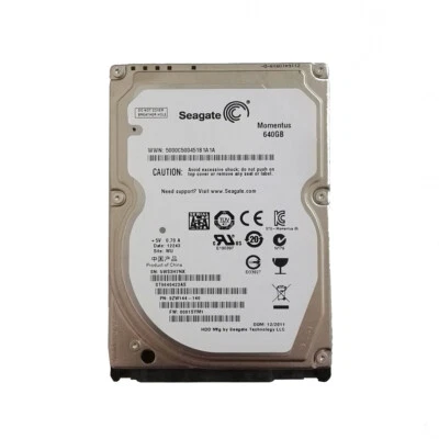 Seagate 640GB ST9640423AS 5400RPM 16MB SATA 2.5" Laptop HDD Hard Drive - Image 1 of 3