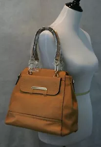 Rimen & Co Apricot Kunstleder Medium Schultertasche Handtasche Neu mit Etikett - Bild 1 von 12