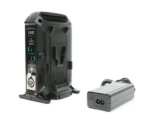 IDX System Technology VL-2X 2-Channel V-Mount Charger & Power Supply - Black - Picture 1 of 8