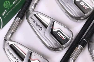 Taylormade M6 Irons / 5-PW+SW / Senior Flex Fujikura Atmos Orange 5 Shafts - Picture 1 of 7