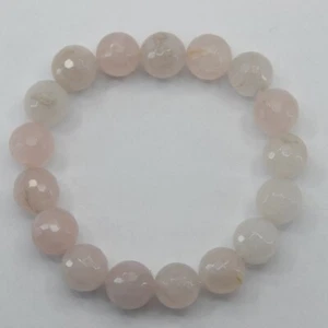 Natürliches und echtes ROSENQUARZ Stretch Armband #2 - Bild 1 von 3