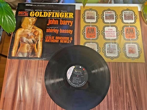 Goldfinger Original Motion Picture Soundtrack LP Vinyl 1964 James Bond 007 Movie - Picture 1 of 11