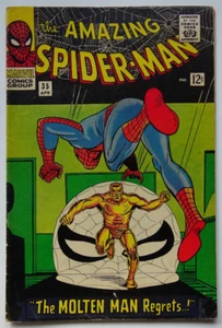 Comic Book- Amazing Spider-Man #35 2nd Molten Man Ditko & Lee 1966 - Picture 1 of 21