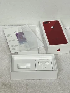 Reducido. Apple iPhone 8 Plus Edición Limitada Rojo 64 GB Solo Caja y Auriculares. Sin teléfono - Imagen 1 de 3