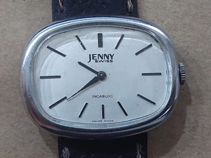 ARMBANDUHR - JENNY - OHNE KRONE - EDELSTAHL - MADE SWISS - Bild 1 von 5