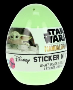 Disney Star Wars The Mandalorian Grogu Sticker N’ Color Activity Easter Egg - Picture 1 of 6