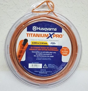 Husqvarna Titanium Pro 0.095 Razor Core Commercial Trimmer Line 200’ Feet - Picture 1 of 3